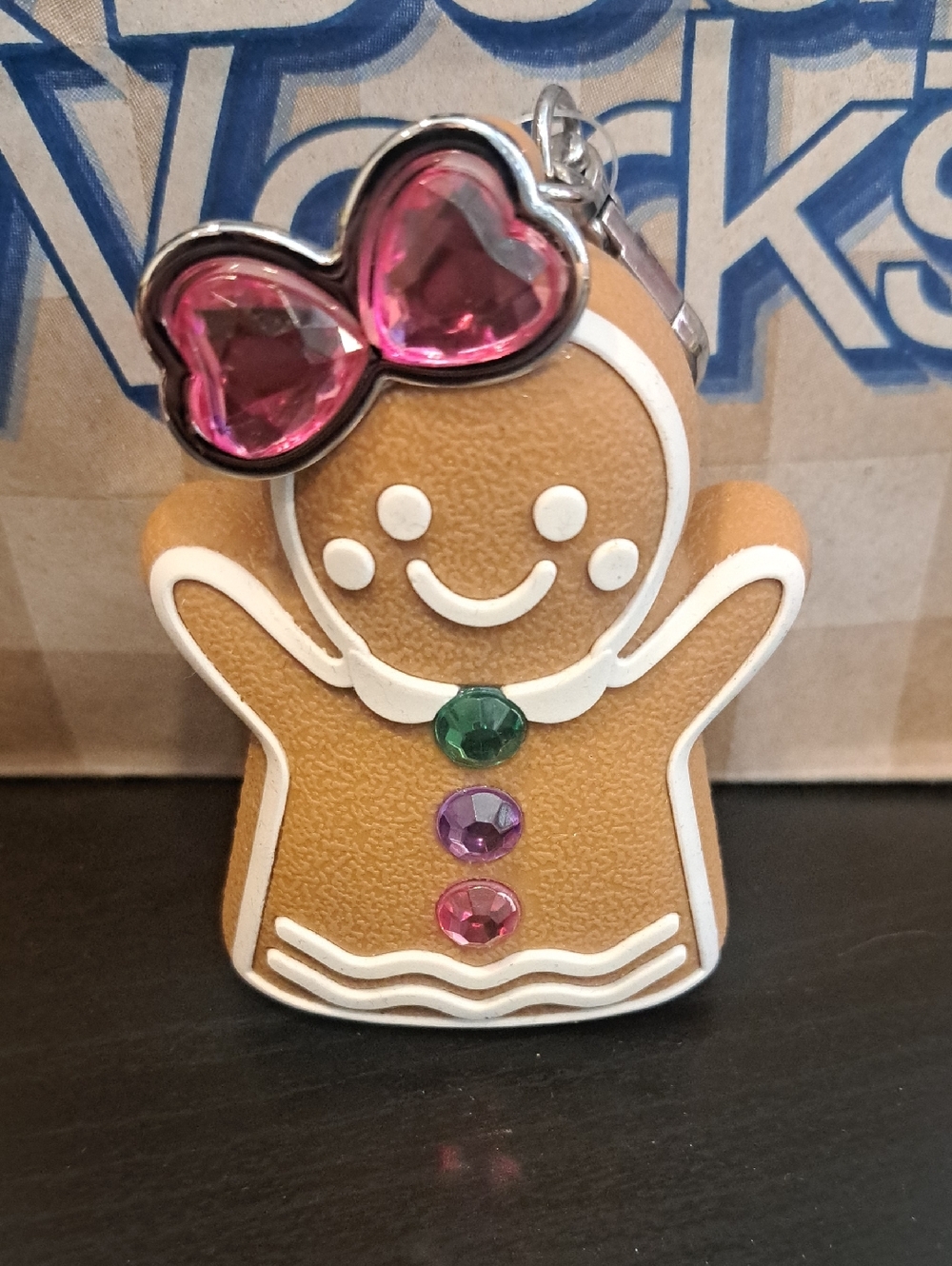 Bath & Body Works Gingerbread Pocketbac Holder with Pink Bow